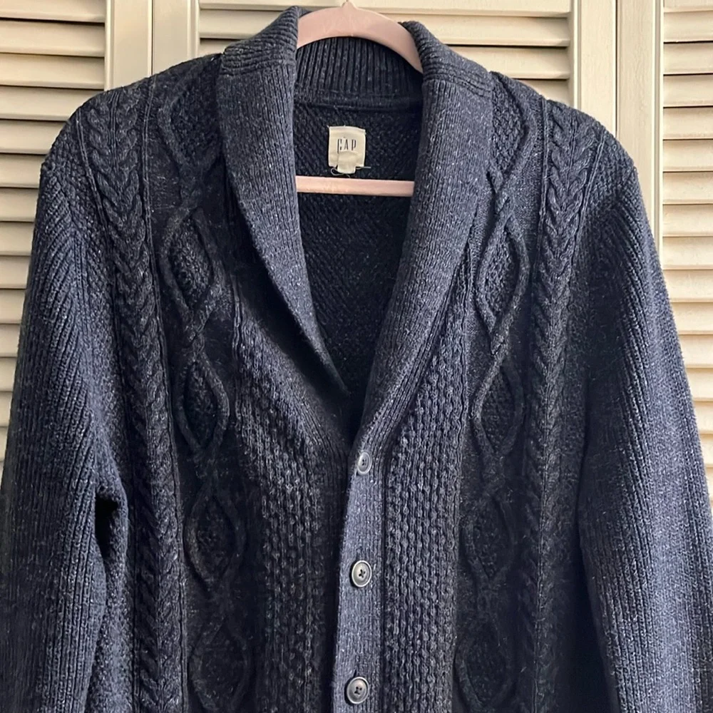 Gap Cable Knit Grandpa Cardigan - Picture 2 of 10